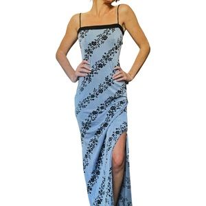 Vintage 90s slinky maxi dress